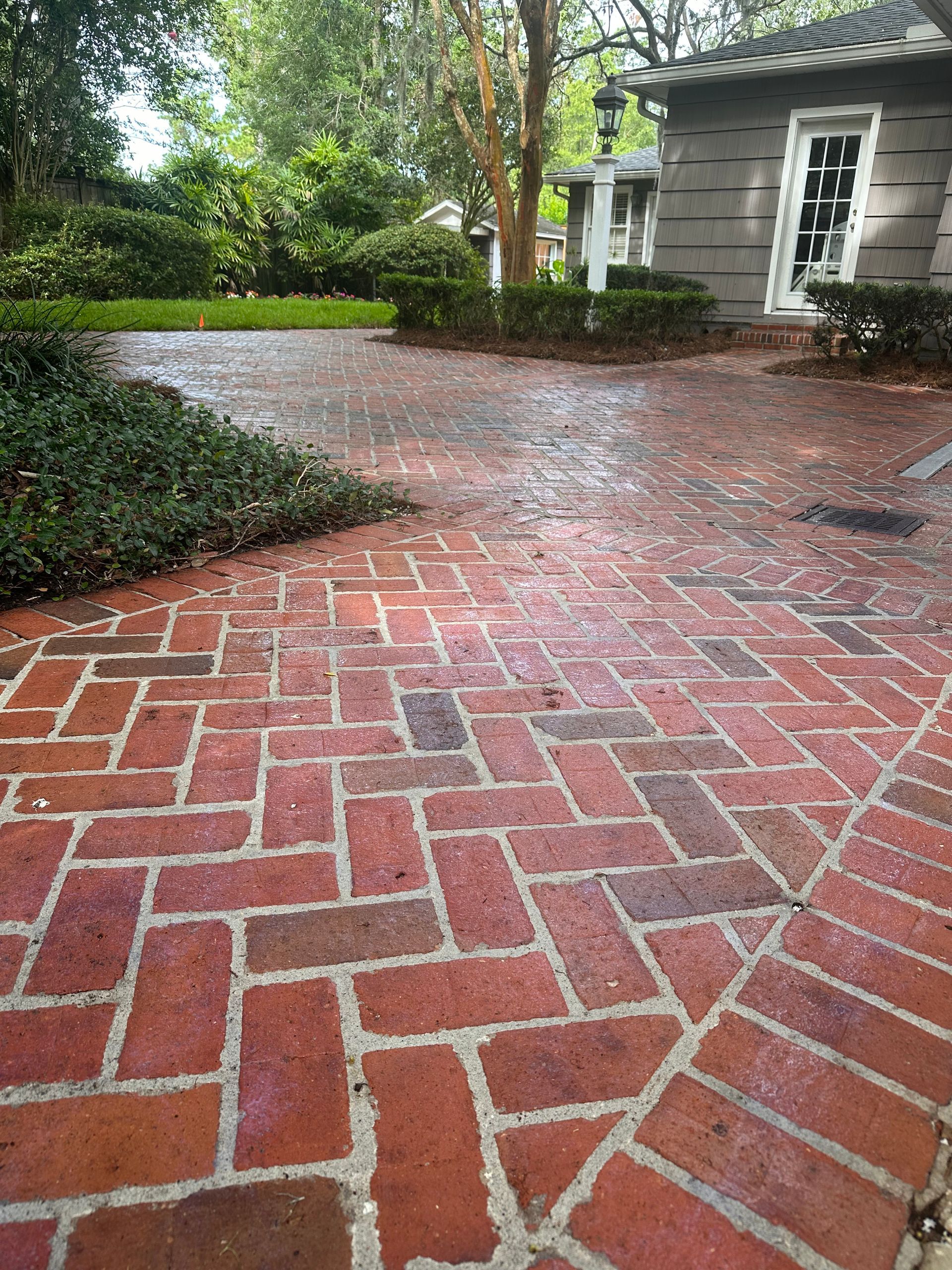 Brick paver driveway shown on C and L's site